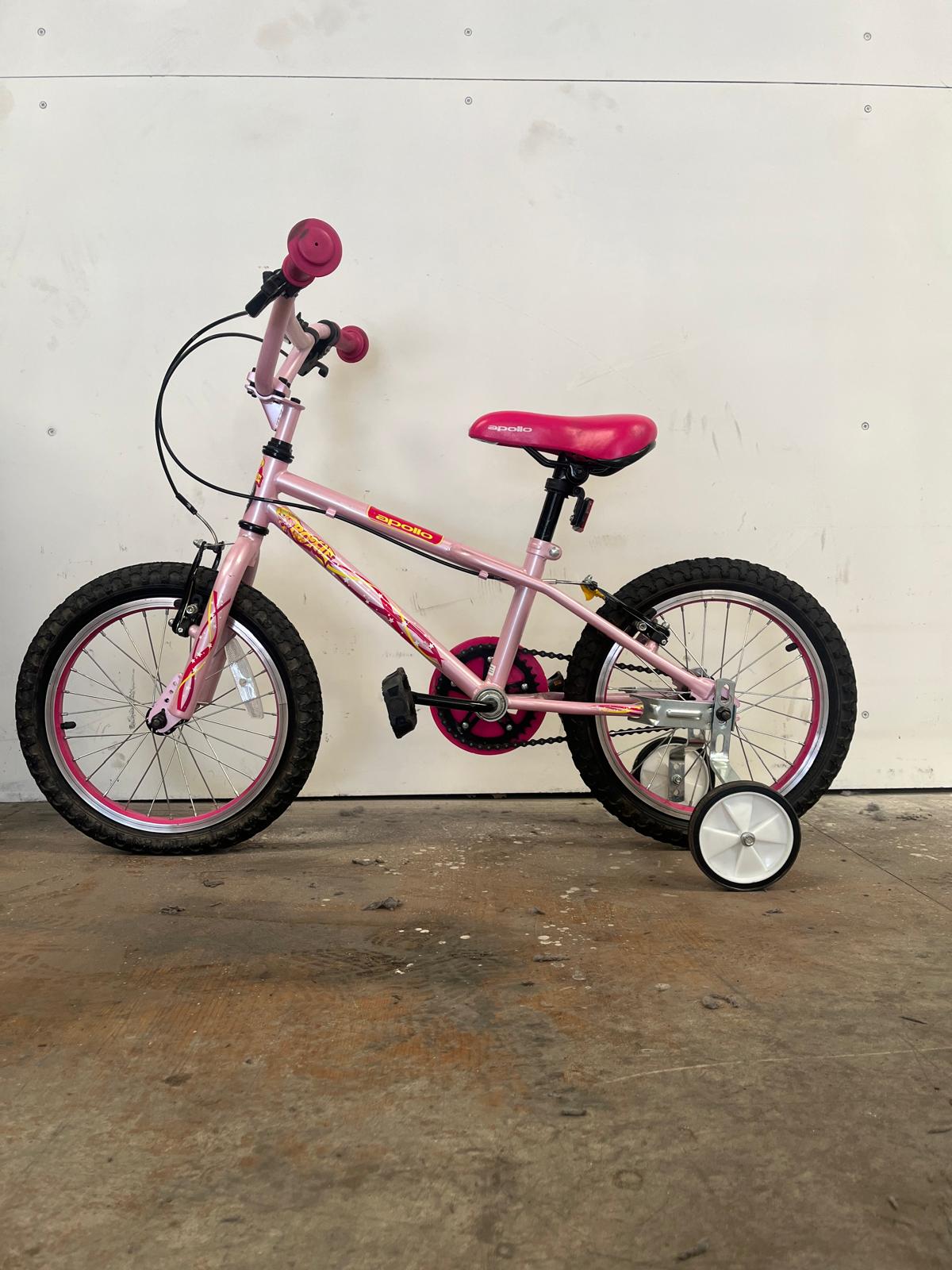 Girls’ pink Apollo bicycle